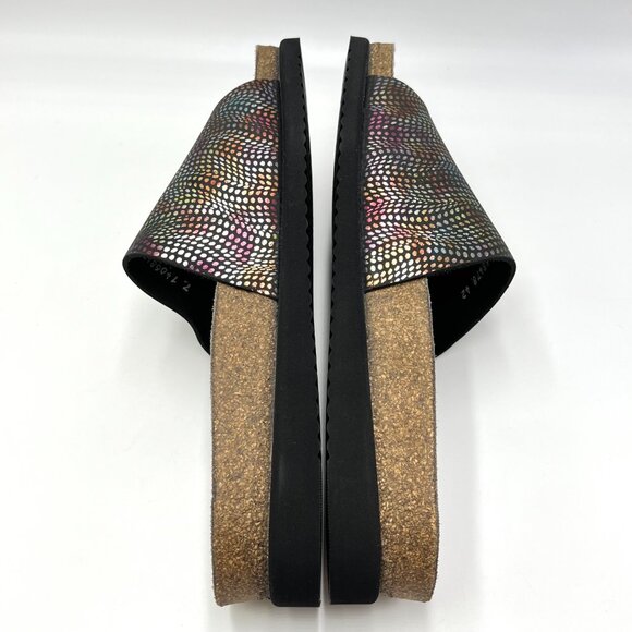 Mephisto Womens 42‎ EU 12 US Leather Multicolor Comfort Sandals Slides Shoes NEW - Picture 8 of 16
